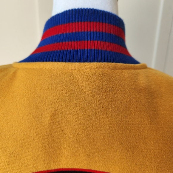 Varsity Jacket Mickey Mouse Disney X Forever 21 Patches Quilted Sporty Cute S - Picture 6 of 17